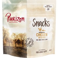Purizon snacks de pollo con pescado para gatos - 40 g
Purizon snacks de pollo con pescado para gatos - 40 g