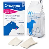 Orozyme tiras dentífricas para perros - Pack % - Perros medianos (2 x 141 g)
Orozyme tiras dentífricas para perros - Pack % - Perros medianos (2 x 141 g)