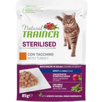 Natural Trainer Adult Esterilizado comida húmeda para gatos - 24 x 85 g pavo
Natural Trainer Adult Esterilizado comida húmeda para gatos - 24 x 85 g pavo
