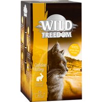 Wild Freedom Adult 24 x 85 g en tarrinas para gatos ¡con descuento! - Golden Valley - Conejo y pollo
Wild Freedom Adult 24 x 85 g en tarrinas para gatos ¡con descuento! - Golden Valley - Conejo y pollo