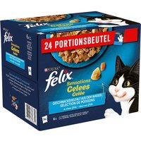 Felix Sensations 24 x 85 g - Sabores del océano en gelatina
Felix Sensations 24 x 85 g - Sabores del océano en gelatina