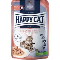 Happy Cat carne en salsa comida húmeda para gatos en sobres 12 x 85 g - Salmón atlántico 
Happy Cat carne en salsa comida húmeda para gatos en sobres 12 x 85 g - Salmón atlántico