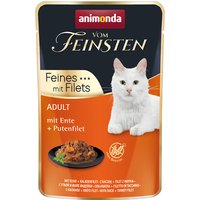 Animonda Vom Feinsten Adult 18 x 85 g - Pato + filete de pavo
Animonda Vom Feinsten Adult 18 x 85 g - Pato + filete de pavo