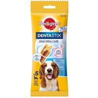 Pedigree Dentastix cuidado dental diario - Perros medianos - 5 unidades
Pedigree Dentastix cuidado dental diario - Perros medianos - 5 unidades