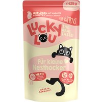Lucky Lou Kitten 16 x 125 g comida húmeda para gatitos - Ave
Lucky Lou Kitten 16 x 125 g comida húmeda para gatitos - Ave