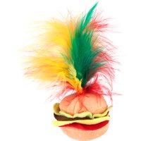 Crinkle Burger con plumas juguete con catnip para gatos - 1 unidad
Crinkle Burger con plumas juguete con catnip para gatos - 1 unidad