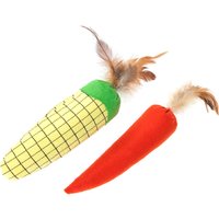 Set de verduras TIAKI juguete con catnip para gatos - Pack de 2 uds.
Set de verduras TIAKI juguete con catnip para gatos - Pack de 2 uds.
