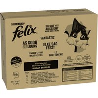 Jumbopack Felix Fantastic 80 x 85 g - Mix de pescado en gelatina (platija, salmón, atún, bacalao)
Jumbopack Felix Fantastic 80 x 85 g - Mix de pescado en gelatina (platija, salmón, atún, bacalao)