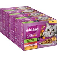 Whiskas Tasty Mix 48 x 85 g Pack Mixto en bolsitas - Recomendación del chef en salsa
Whiskas Tasty Mix 48 x 85 g Pack Mixto en bolsitas - Recomendación del chef en salsa