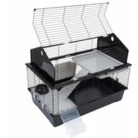 TIAKI Maisonette 100 jaula para conejos y cobayas - 96 x 57 x 73 cm (LxAnxAlt)
TIAKI Maisonette 100 jaula para conejos y cobayas - 96 x 57 x 73 cm (LxAnxAlt)