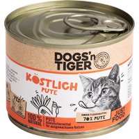Dogs'n Tiger Adult 12 x 200 g comida húmeda para gatos - Pavo
Dogs'n Tiger Adult 12 x 200 g comida húmeda para gatos - Pavo