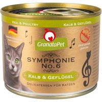 GranataPet Symphonie 6 x 200 g - Ternera y ave
GranataPet Symphonie 6 x 200 g - Ternera y ave