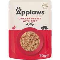 Pack ahorro: Applaws en gelatina 32 x 70 g - Pollo con vacuno
Pack ahorro: Applaws en gelatina 32 x 70 g - Pollo con vacuno
