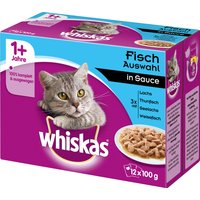 Whiskas 1+ años 96 x 85/100 g en bolsitas - Selección de pescado en salsa (96 x 100 g)
Whiskas 1+ años 96 x 85/100 g en bolsitas - Selección de pescado en salsa (96 x 100 g)