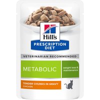 Hill's Metabolic Prescription Diet Control de Peso sobres para gatos - 24 x 85 g
Hill's Metabolic Prescription Diet Control de Peso sobres para gatos - 24 x 85 g