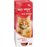 My Star is a Big Boss con vacuno para gatos -Pack %: 30 x 85 g
My Star is a Big Boss con vacuno para gatos -Pack %: 30 x 85 g