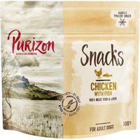 Purizon snacks sin cereales para perros 3 x 100 g - Pack Ahorro - Pollo con pescado
Purizon snacks sin cereales para perros 3 x 100 g - Pack Ahorro - Pollo con pescado