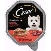 Cesar en tarrinas 28 x 150 g - Clásicos con buey e hígado
Cesar en tarrinas 28 x 150 g - Clásicos con buey e hígado