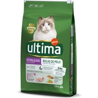 Pack ahorro: Ultima pienso para gatos - Esterilizado Bolas de pelo (2 x 7,5 kg)
Pack ahorro: Ultima pienso para gatos - Esterilizado Bolas de pelo (2 x 7,5 kg)