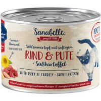 Sanabelle Carne en salsa 6 x 180 g comida húmeda para gatos - Vacuno y pavo
Sanabelle Carne en salsa 6 x 180 g comida húmeda para gatos - Vacuno y pavo
