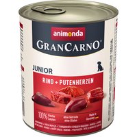 Animonda GranCarno Original Junior 6 x 800 g - Vacuno y corazones de pavo
Animonda GranCarno Original Junior 6 x 800 g - Vacuno y corazones de pavo