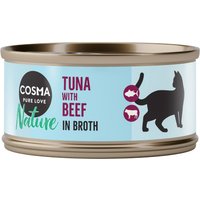 Pack Ahorro: Cosma Nature 24 x 70 g - Atún y vacuno
Pack Ahorro: Cosma Nature 24 x 70 g - Atún y vacuno