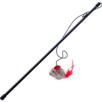 Caña para gatos Ratón con sonido - 1 unidad; aprox. 50 cm de longitud
Caña para gatos Ratón con sonido - 1 unidad; aprox. 50 cm de longitud