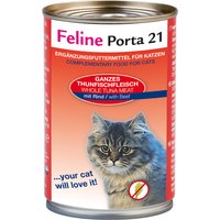 Feline Porta 21 comida para gatos 6 x 400 g - Atún con vacuno
Feline Porta 21 comida para gatos 6 x 400 g - Atún con vacuno