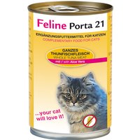 Feline Porta 21 comida para gatos 6 x 400 g - Atún con aloe
Feline Porta 21 comida para gatos 6 x 400 g - Atún con aloe