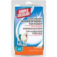 Simple Solution pañal lavable para perros macho - Talla L, 1 unidad
Simple Solution pañal lavable para perros macho - Talla L, 1 unidad