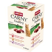 Animonda Carny Country Adult 6 x 100 g - Pack mixto - Mix campestre (3 variedades)
Animonda Carny Country Adult 6 x 100 g - Pack mixto - Mix campestre (3 variedades)