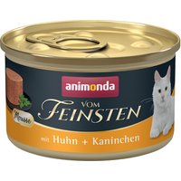 Animonda Vom Feinsten Adulto comida húmeda para gatos 12 x 85 g - Pollo + Conejo
Animonda Vom Feinsten Adulto comida húmeda para gatos 12 x 85 g - Pollo + Conejo