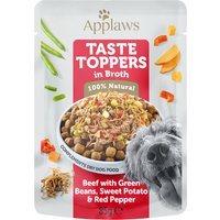 Applaws Taste Toppers con caldo en bolsitas para perros 12 x 85 g - Vacuno con judías verdes, boniato y pimiento rojo
Applaws Taste Toppers con caldo en bolsitas para perros 12 x 85 g - Vacuno con judías verdes, boniato y pimiento rojo