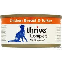 Thrive Complete comida húmeda para gatos 24 x 75 g - Pechuga de pollo y pavo
Thrive Complete comida húmeda para gatos 24 x 75 g - Pechuga de pollo y pavo