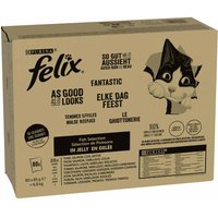 Jumbopack Felix Fantastic 80 x 85 g - Mix de pescado (atún, salmón, bacalao, abadejo)
Jumbopack Felix Fantastic 80 x 85 g - Mix de pescado (atún, salmón, bacalao, abadejo)