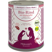 Herrmanns Menú sin cereales para perros - 6 x 800 g - Vacuno ecológico con boniato y calabaza 
Herrmanns Menú sin cereales para perros - 6 x 800 g - Vacuno ecológico con boniato y calabaza