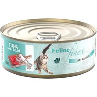 Feline Finest 6 x 85 g comida húmeda para gatos - Atún con calamares
Feline Finest 6 x 85 g comida húmeda para gatos - Atún con calamares