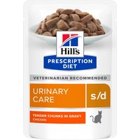 Hill's s/d Prescription Diet Urinary Care con pollo para gatos - 12 x 85 g
Hill's s/d Prescription Diet Urinary Care con pollo para gatos - 12 x 85 g