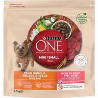 PURINA ONE Mini Skin & Coat Vacuno - 1,5 kg
PURINA ONE Mini Skin & Coat Vacuno - 1,5 kg