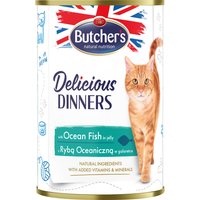 Butcher's Delicious Dinners comida húmeda para gatos 48 x 400 g - con pescado de mar
Butcher's Delicious Dinners comida húmeda para gatos 48 x 400 g - con pescado de mar