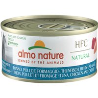 Almo Nature HFC 6 x 70 g - Atún, Pollo y Queso
Almo Nature HFC 6 x 70 g - Atún, Pollo y Queso
