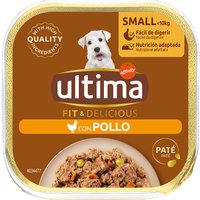 Ultima Fit & Delicious paté perros mini 22 x 150 g - Pollo
Ultima Fit & Delicious paté perros mini 22 x 150 g - Pollo