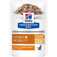 Hill's k/d + Mobility Prescription Diet bolsitas para gatos - 24 x 85 g
Hill's k/d + Mobility Prescription Diet bolsitas para gatos - 24 x 85 g