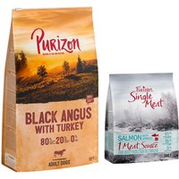 Purizon 12 kg pienso para perros + 1,8 kg Single Meat ¡gratis! - Adult Black Angus con pavo
Purizon 12 kg pienso para perros + 1,8 kg Single Meat ¡gratis! - Adult Black Angus con pavo