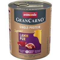 Animonda GranCarno Adult Single Protein Supreme 6 x 800 g - Cordero puro
Animonda GranCarno Adult Single Protein Supreme 6 x 800 g - Cordero puro