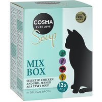 Megapack Cosma Soup 48 x 40 g - Pack mixto II con 4 variedades 
Megapack Cosma Soup 48 x 40 g - Pack mixto II con 4 variedades