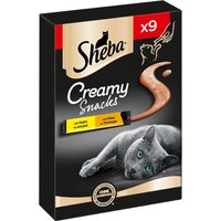 Sheba Creamy Snacks para gatos - 9 x 12 g - Pack mixto: Pollo y queso
Sheba Creamy Snacks para gatos - 9 x 12 g - Pack mixto: Pollo y queso