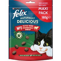Felix Naturally Delicious snacks para gatos - Vacuno con bayas de Goji (3 x 180 g)
Felix Naturally Delicious snacks para gatos - Vacuno con bayas de Goji (3 x 180 g)