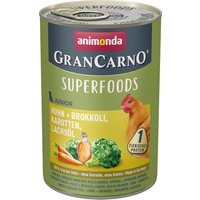 Animonda GranCarno Superfoods Junior 6 x 400 g - Pollo con brócoli, zanahorias y aceite de salmón
Animonda GranCarno Superfoods Junior 6 x 400 g - Pollo con brócoli, zanahorias y aceite de salmón