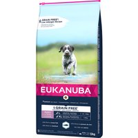 Eukanuba Grain Free Puppy razas grandes con salmón - 12 kg
Eukanuba Grain Free Puppy razas grandes con salmón - 12 kg